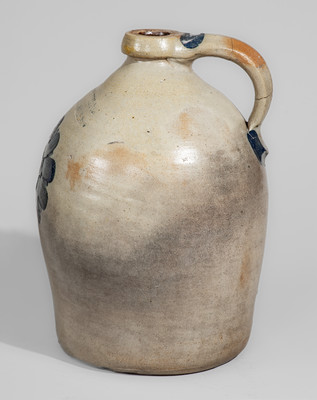 COWDEN & WILCOX / HARRISBURG, PA Stoneware Jug, circa 1865