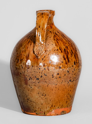 New England Redware Jug, first half 19th century