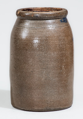 Jackson Courthouse, WV Stoneware Advertising Canning Jar