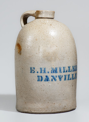Danville, Virginia Stoneware Advertising Jug, Ohio origin