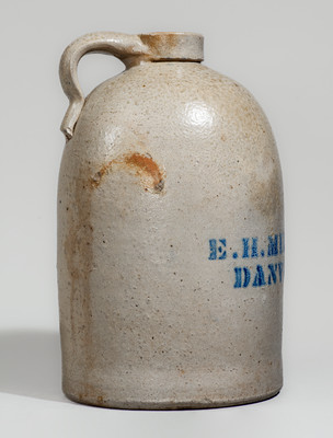 Danville, Virginia Stoneware Advertising Jug, Ohio origin