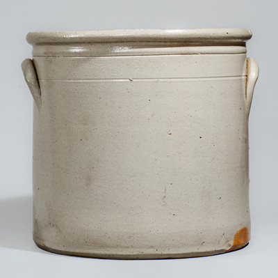 Three-Gallon HAXSTUN, OTTMAN & CO. / FORT EDWARD, N. Y. Stoneware Bird Crock