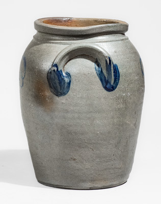 Attrib. Stephen B. Sweeney, Henrico Co., VA Stoneware Jar, c1838-68
