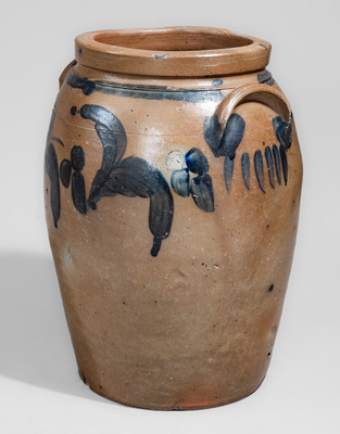 Three-Gallon Stoneware Jar attrib. Joseph B. Remmey or J.B. Magee, North East, MD