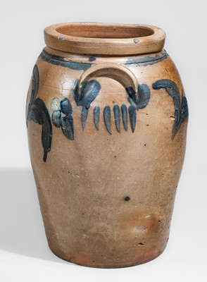 Three-Gallon Stoneware Jar attrib. Joseph B. Remmey or J.B. Magee, North East, MD