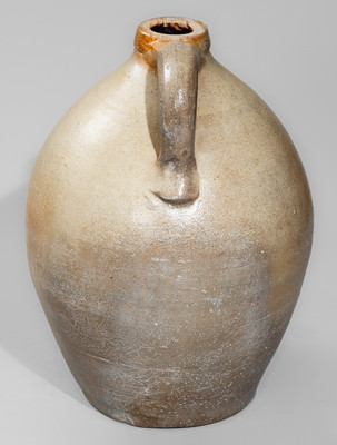 "Philip Miller / 1854" Midwestern Stoneware Jug, probably Ohio