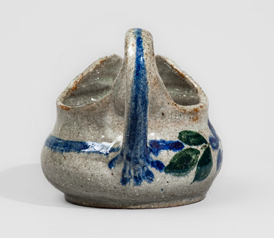 Alkaline-Glazed Stoneware Gravy Boat attrib. Arie or Cheever Meaders