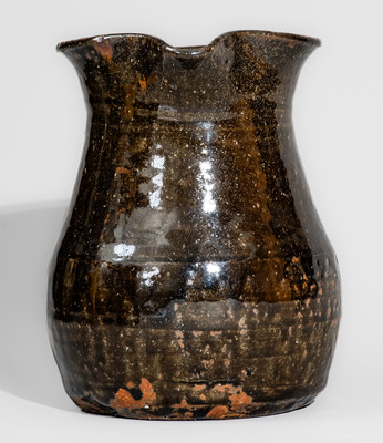 Scarce "ChEEVER MEADERS / MOSSY / CREEK / GEORGIA" Alkaline-Glazed Stoneware Pitcher