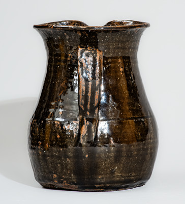 Scarce "ChEEVER MEADERS / MOSSY / CREEK / GEORGIA" Alkaline-Glazed Stoneware Pitcher