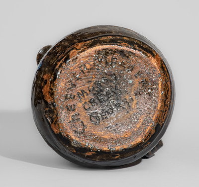 Scarce "ChEEVER MEADERS / MOSSY / CREEK / GEORGIA" Alkaline-Glazed Stoneware Pitcher