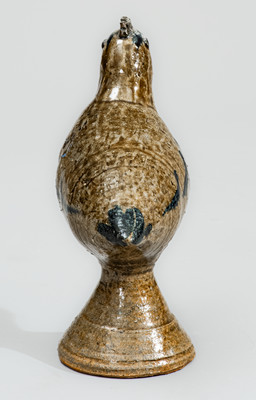 Scarce "AM" (Arie Meaders, Cleveland, GA) Stoneware Figure of a Quail