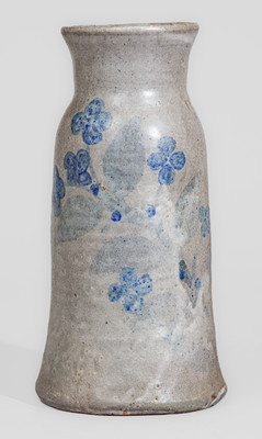 Very Rare "ChEEVER / MEADERS / NOV. 30, 1962" Stoneware Vase w/ Two-Color-Slip Vine Decoration