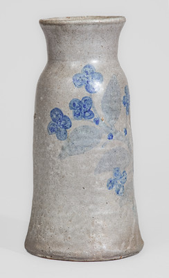 Very Rare "ChEEVER / MEADERS / NOV. 30, 1962" Stoneware Vase w/ Two-Color-Slip Vine Decoration