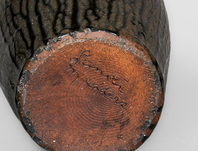 Large-Sized "Lanier Meaders," Cleveland, Georgia Stoneware Pitcher