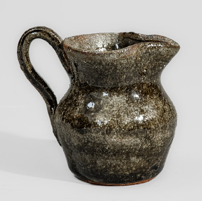 "AM," Arie Meaders, Cleveland, GA Stoneware Cream Pitcher, c1960s