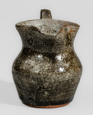"AM," Arie Meaders, Cleveland, GA Stoneware Cream Pitcher, c1960s