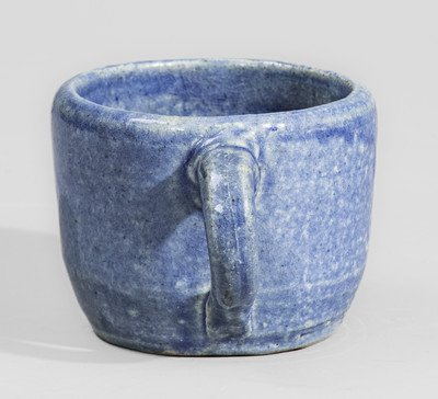 Blue-Glazed "CM" (Cheever Meaders) Stoneware Mug, circa 1960s