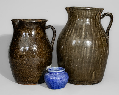 Three Glazed Stoneware Articles, attributed to the Meaders Pottery
