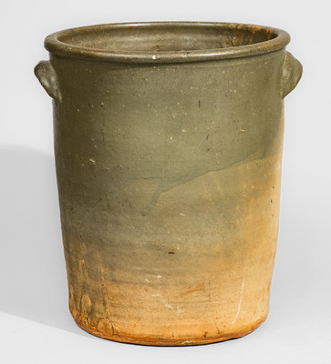 Scarce "ChEEVER MEADERS / MOSSY / CREEK GREEN / CLEVELAND, GA" Stoneware Flowerpot