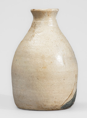 Extremely Rare MEADERS (Arie Meaders, Cleveland, GA, c1956-69) Stoneware Vase w/ Multi-Colored Palm Tree