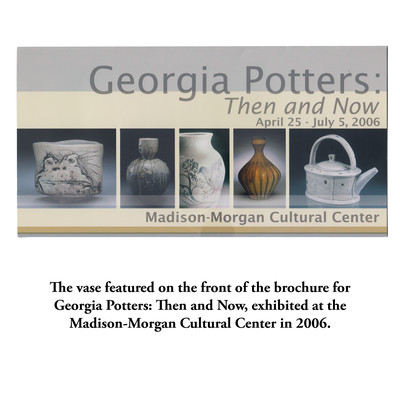 Outstanding and Important Large-Sized Stoneware Vase w/ Exuberant Bird-and-Stump Decoration, attrib. Arie Meaders