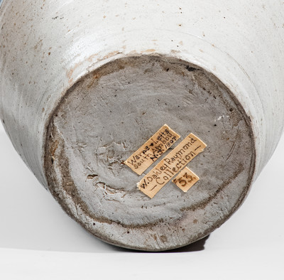 Rare and Fine LIBERTY FOREVER Stoneware Jar, Thomas Warne / Joshua Letts, South Amboy, NJ