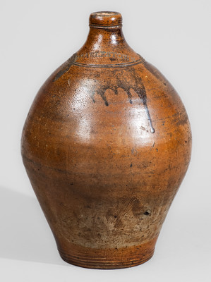 CHARLESTOWN, Mass. Iron-Decorated Stoneware Jug