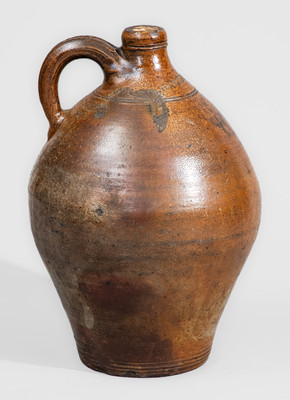 CHARLESTOWN, Mass. Iron-Decorated Stoneware Jug