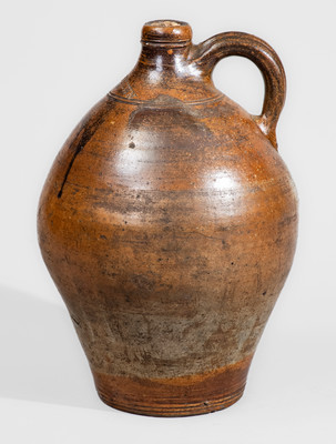 CHARLESTOWN, Mass. Iron-Decorated Stoneware Jug