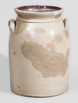 WM. A MACQUOID / NEW-YORK / LITTLE WEST 12TH ST Stoneware Jar, c1863-69