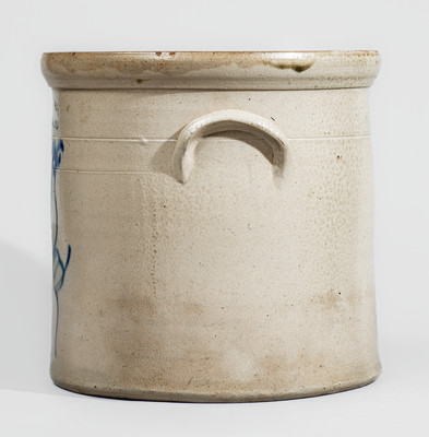 OTTMAN BRO'S / FORT EDWARD, N.Y. Three-Gallon Stoneware Bird Crock