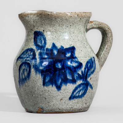 Rare Stoneware Presentation Pitcher Dated "FEB. 12 1950," attrib. Cheever Meaders