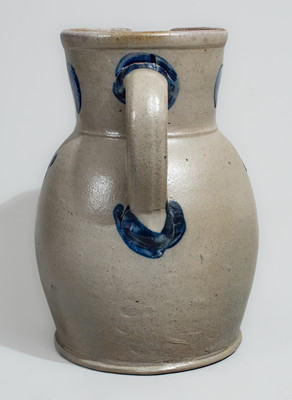 Attrib. Samuel Irvine Pottery, Newville, PA Stoneware Pitcher, c1865