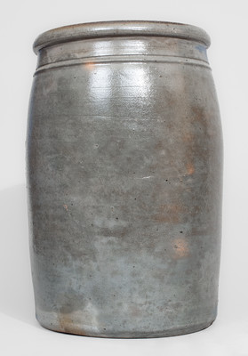 KNOTTS, SWINDLER & CO. / PALATINE, W. VA. Cobalt-Decorated Stoneware Jar