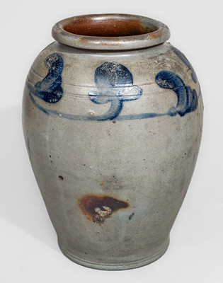 Attrib. Henry Harrison Remmey, Philadelphia, PA Stoneware Jar, circa 1835