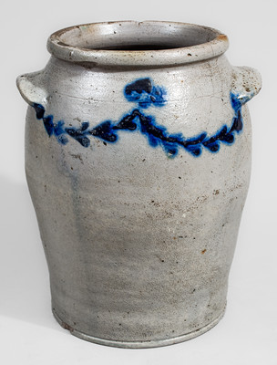 Attrib. Morgan / Amoss, Baltimore, MD Stoneware Jar, circa 1820