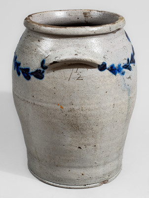 Attrib. Morgan / Amoss, Baltimore, MD Stoneware Jar, circa 1820