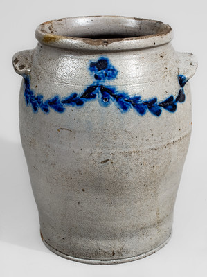 Attrib. Morgan / Amoss, Baltimore, MD Stoneware Jar, circa 1820