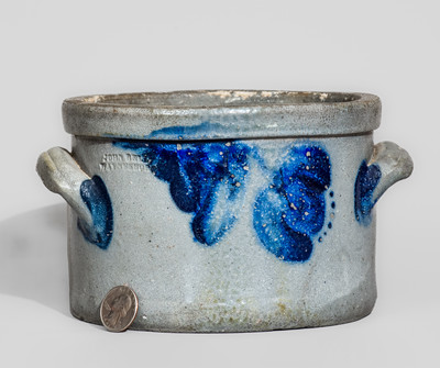 Small-Sized JOHN BELL / WAYNESBORO, PA Stoneware Butter Crock
