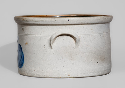 EVAN R. JONES / PITTSTON, PA Stoneware Cake Crock, circa 1875