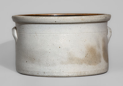 EVAN R. JONES / PITTSTON, PA Stoneware Cake Crock, circa 1875