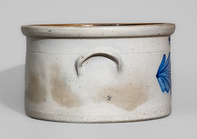 EVAN R. JONES / PITTSTON, PA Stoneware Cake Crock, circa 1875