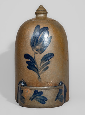 Rare Stoneware Chicken Waterer attrib. Ralph J. Grier, Chester County, Pennsylvania