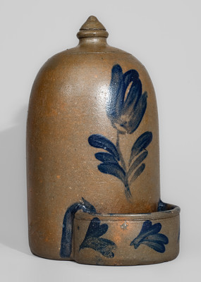 Rare Stoneware Chicken Waterer attrib. Ralph J. Grier, Chester County, Pennsylvania