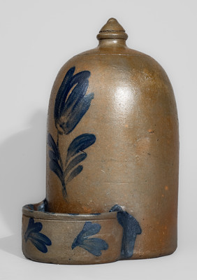 Rare Stoneware Chicken Waterer attrib. Ralph J. Grier, Chester County, Pennsylvania