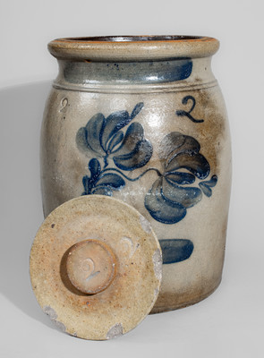 Beaver, Pennsylvania Two-Gallon Stoneware Jar, circa 1865