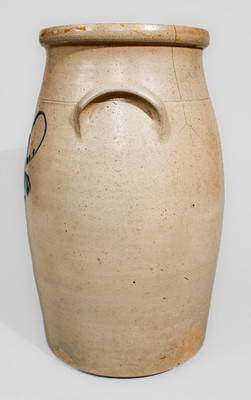 Six-Gallon HAXSTUN & CO. / FORT EDWARD, N.Y. Stoneware Churn