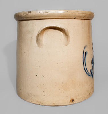 HAXSTUN & CO. / FORT EDWARD. N.Y. Four-Gallon Stoneware Crock