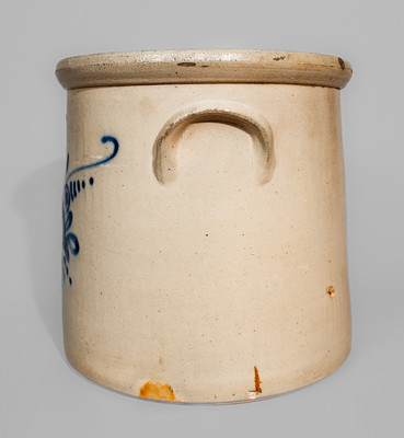 HAXSTUN & CO. / FORT EDWARD. N.Y. Four-Gallon Stoneware Crock