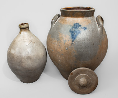 Two Pieces of Stoneware, Northeastern U.S. origin, second quarter 19th century